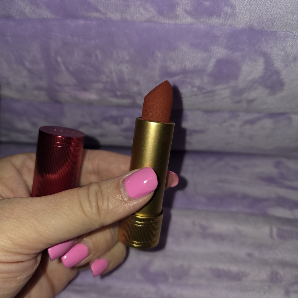 Gucci Matte Lipstick Color Janet Rust Limited Edition Packaging New In Box - Picture 3 of 5